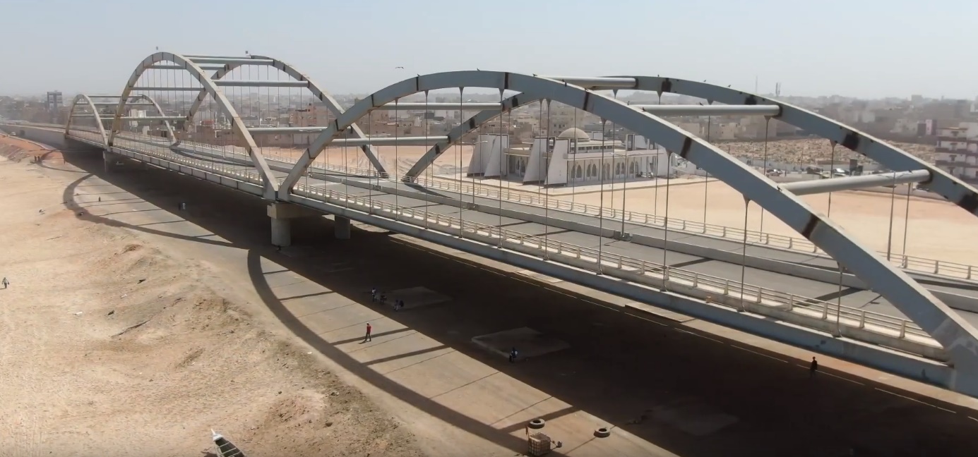 BARBOT - Senegal - Dakar 350 m Arch Bridge Steel Construction Manufacturing
