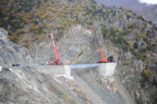 BARBOT - Senegal - Dakar 350 m Arch Bridge Steel Construction Manufacturing
