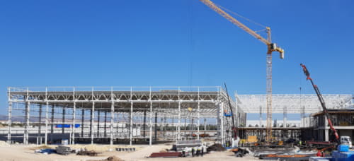 LIMAK-TUSAŞ MMU Installation and Test Building Steel Fabrication and Installation