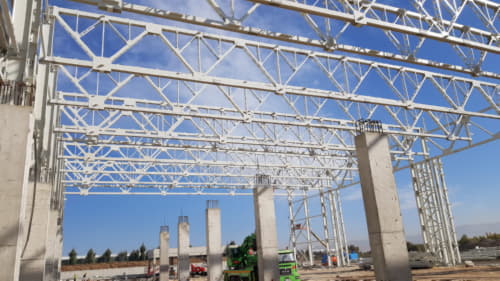 LIMAK-TUSAŞ MMU Installation and Test Building Steel Fabrication and Installation