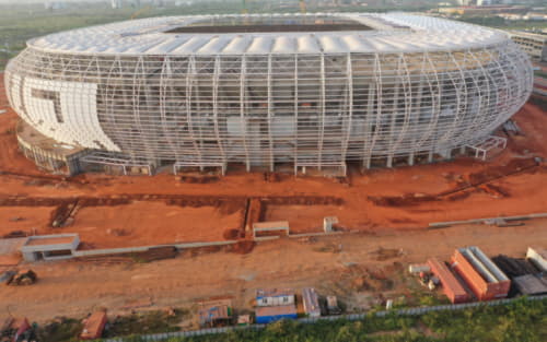 Summa A.Ş-Senegal Stadium Steel Roof Manufacturing and Installation
