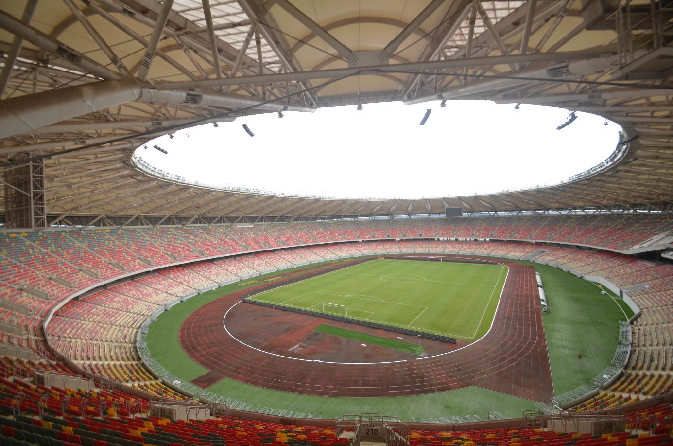 YENİGÜN CONSTRUCTION INC. - Cameroon - Japoma Stadium Steel Roof and Facade Manufacturing and Installation