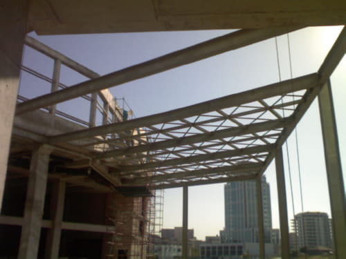 ÖZKAR CONSTRUCTION - JW MARRIOTT Hotel Steel Manufacturing and Erection
